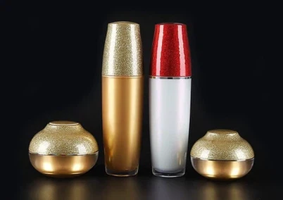 골드 화장품 용기