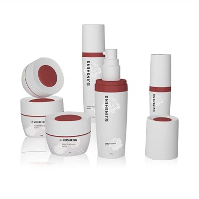 프로스트 유리 크림 항아리